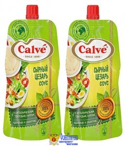 СОУС CALVE Сырный Цезарь 230 гр \ КДВ