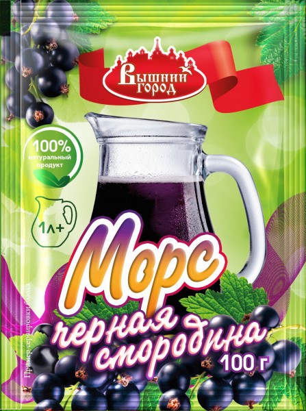 МОРС из Чёрной Смородины 100 г / Вышний Город